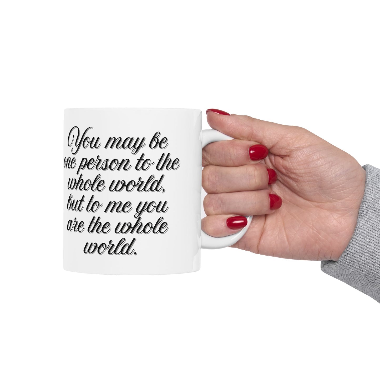 Personalized Mothers Day Mug Custom Photo Heart Coffee Cup With Name and Date Keepsake Gift 11oz 15oz