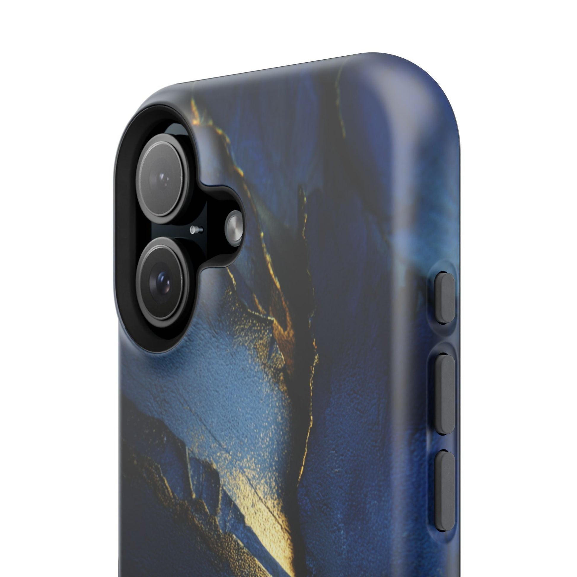 Phone Case - Blue and Gold 8k HD Design - Magnetic Tough Cases Printify