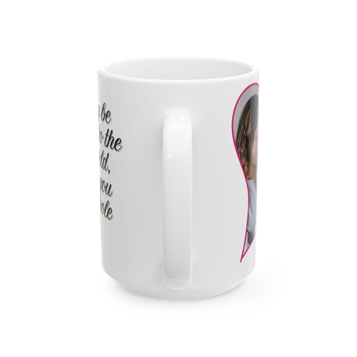 Personalized Baby Keepsake Mug Custom Newborn Photo Heart Coffee Cup With Name and Birth Date Gift 11oz 15oz