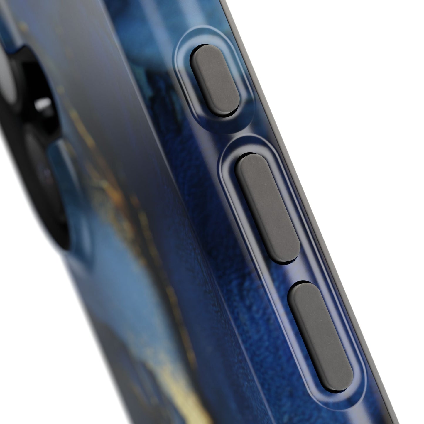 Phone Case - Blue and Gold 8k HD Design - Magnetic Tough Cases Printify