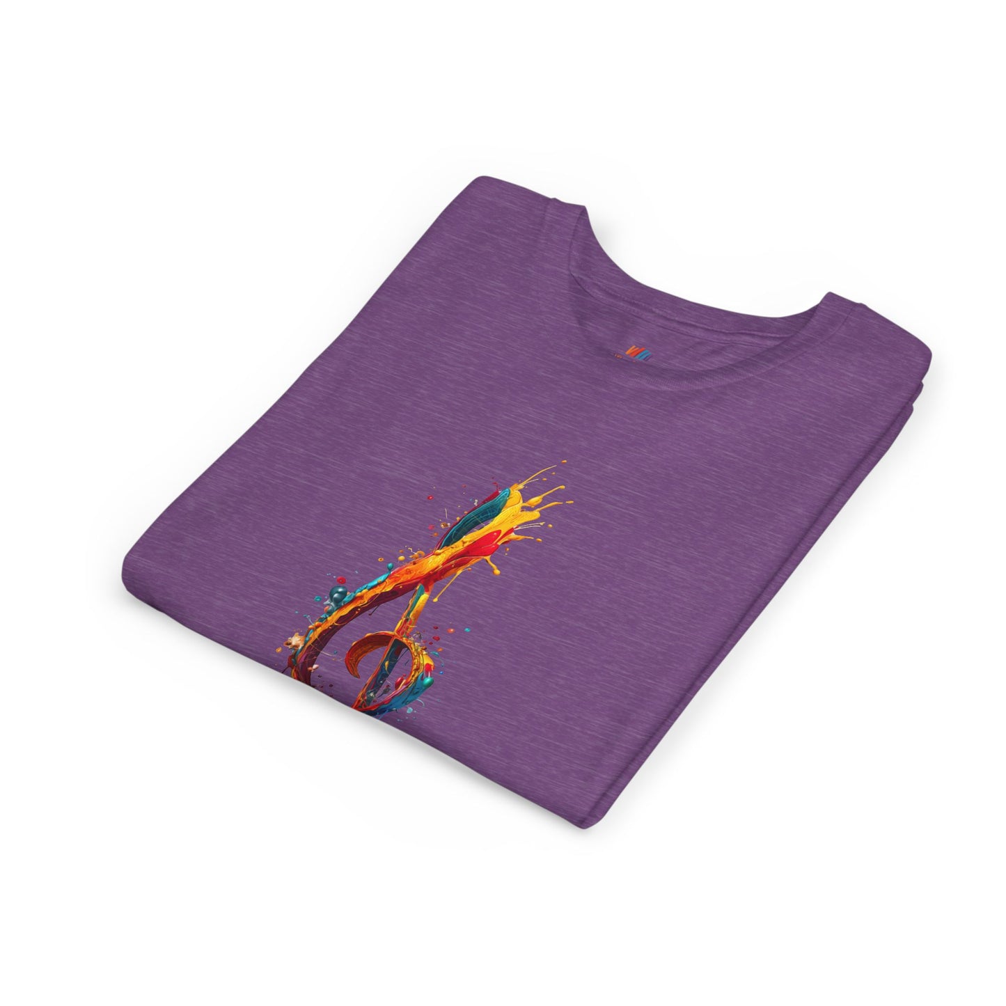 Youth Music Note Tee, Colorful Treble Clef Shirt, Kids Musical Gift, Summer Fun Top, Music Lover T-Shirt