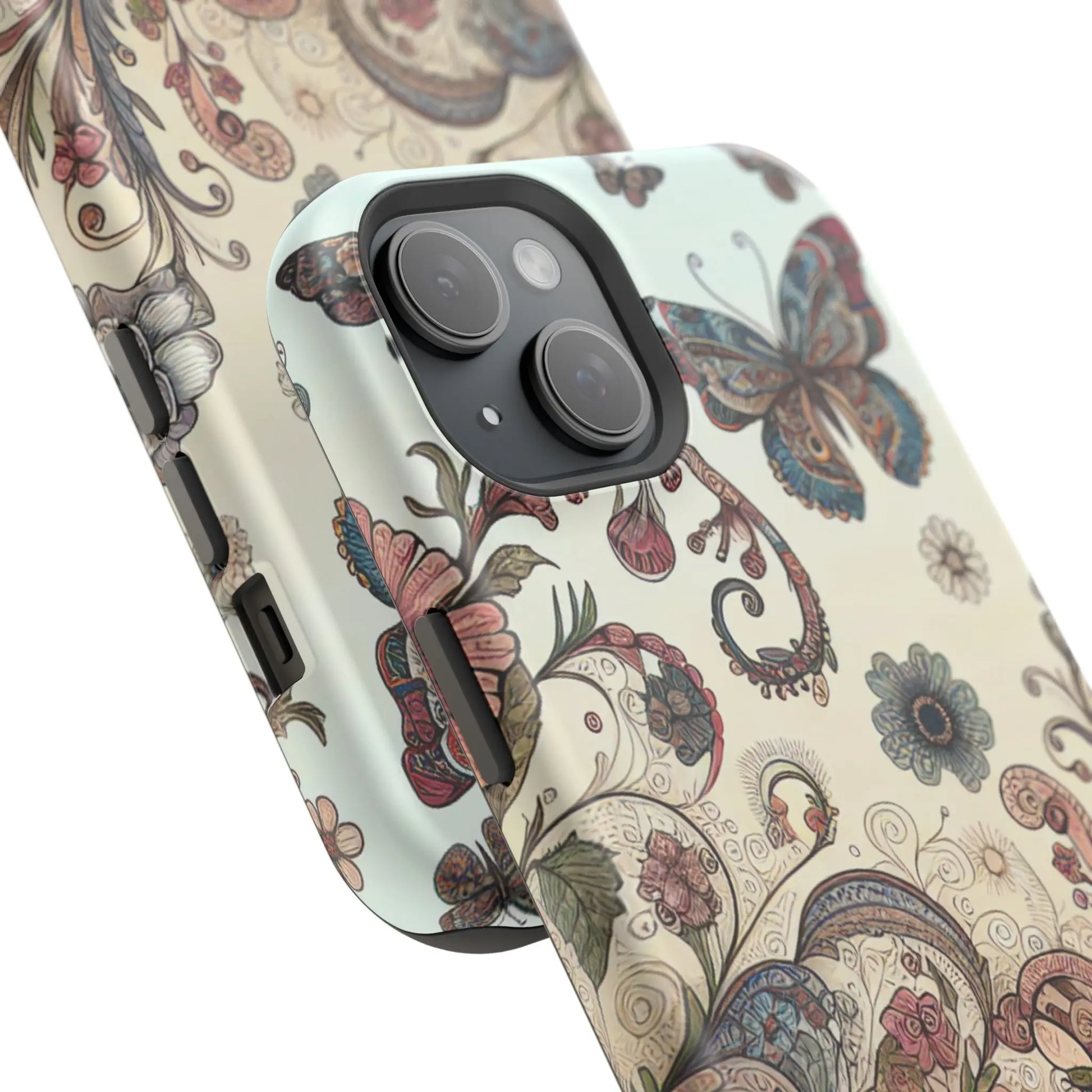 Phone Cases Whimsical Butterflies and Sunflowers Design Printify