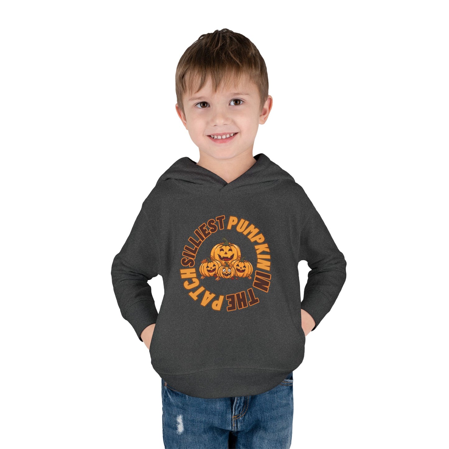 Silliest Pumpkin in the Patch Toddler Hoodie | Funny Fall Halloween Pullover Sweatshirt