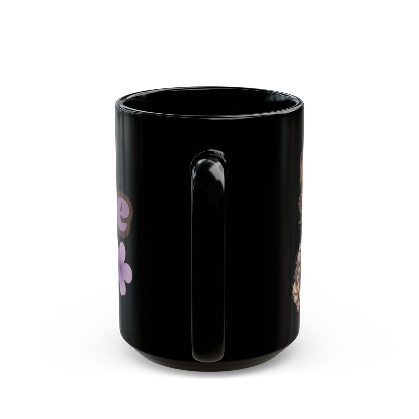 Cowgirl Pony Coffee Mug Yee Haw Coffee Black Glossy Cup 11oz and 15oz