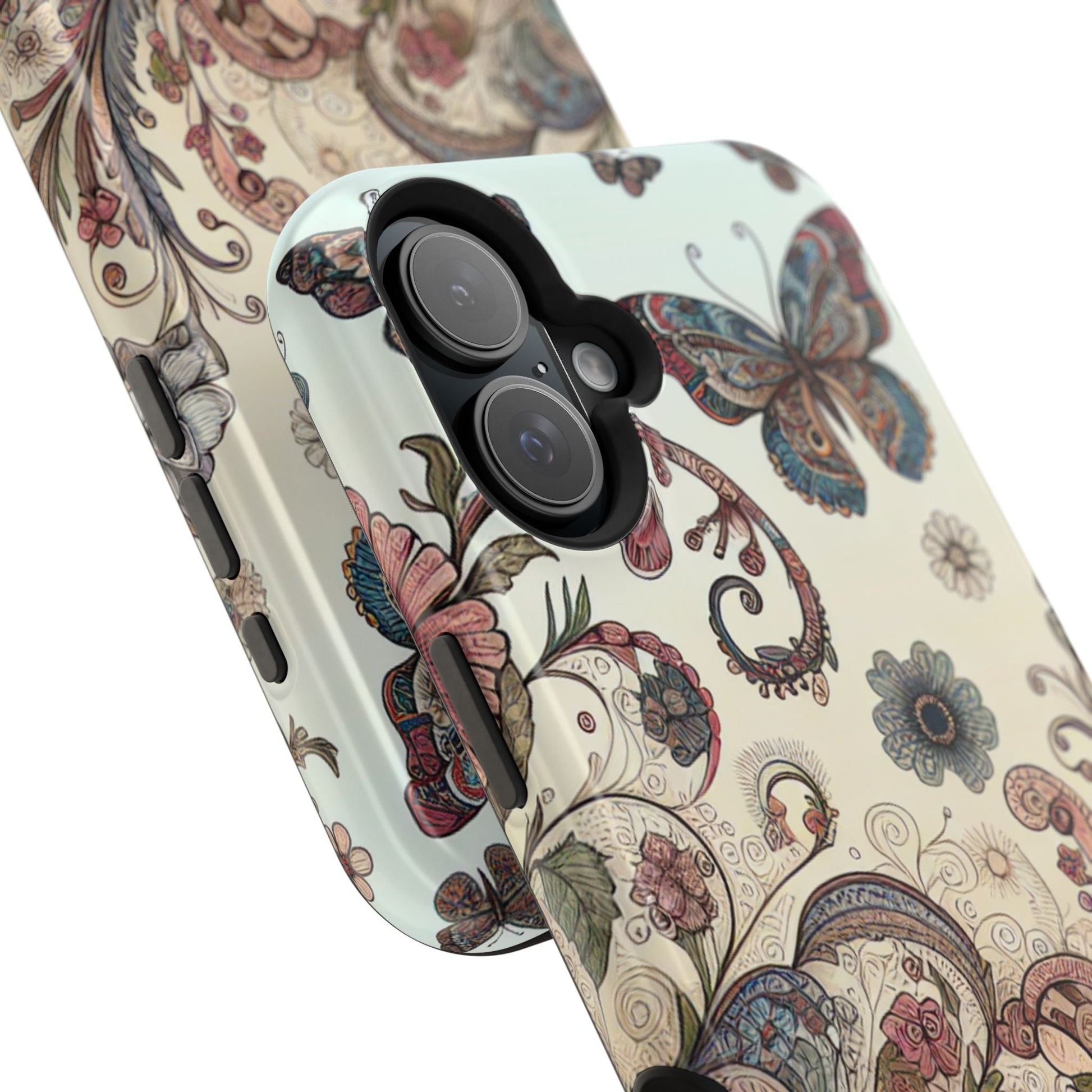 Phone Cases Whimsical Butterflies and Sunflowers Design Printify