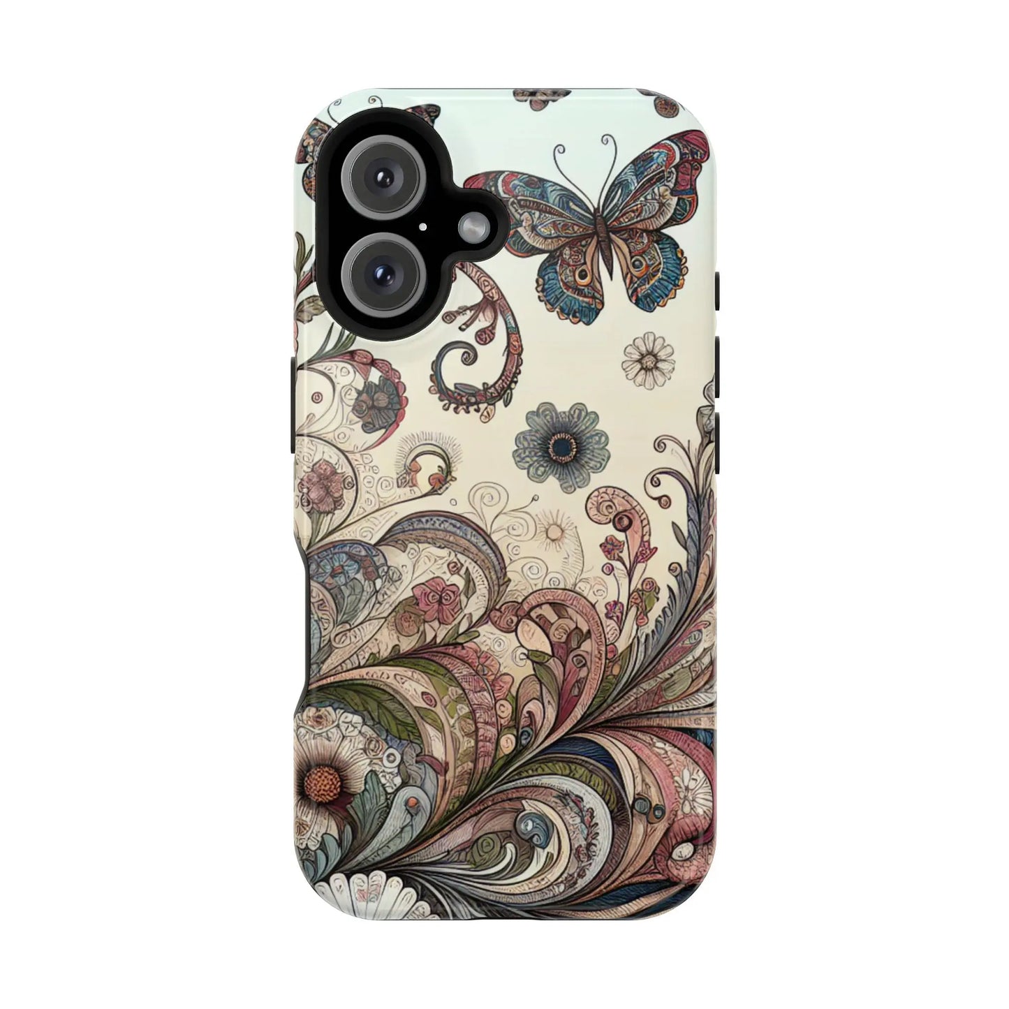 Phone Cases Whimsical Butterflies and Sunflowers Design Printify