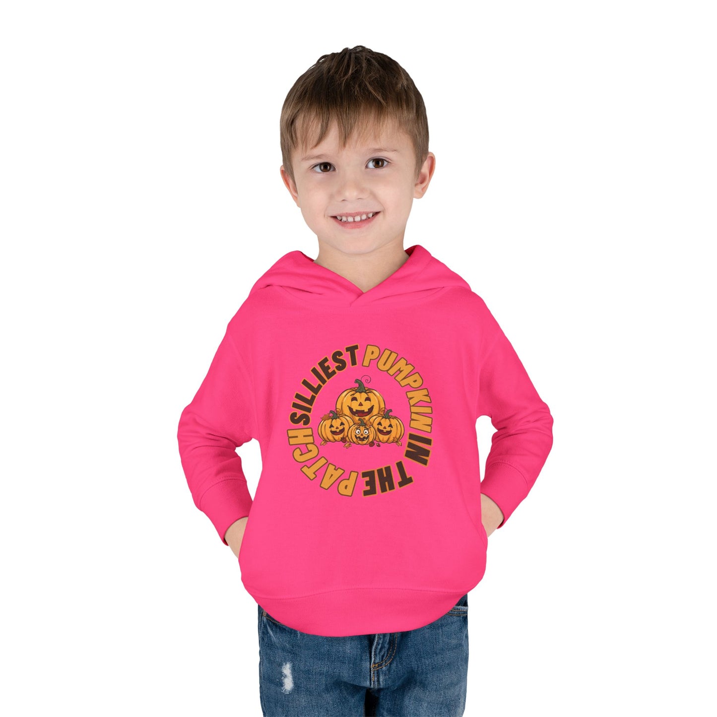 Silliest Pumpkin in the Patch Toddler Hoodie | Funny Fall Halloween Pullover Sweatshirt