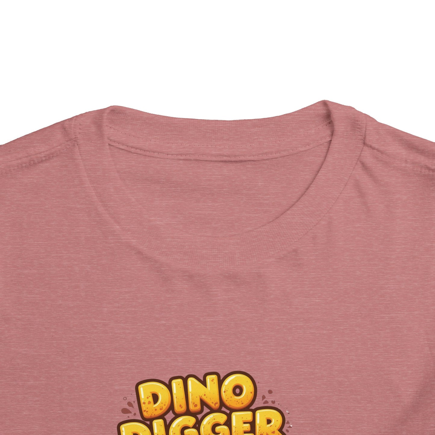 Dino Digger Toddler Tee - Fun Dino Excavator T-Shirt, Kids Gift, Birthday Outfit, Playwear, Cute Dinosaur Apparel