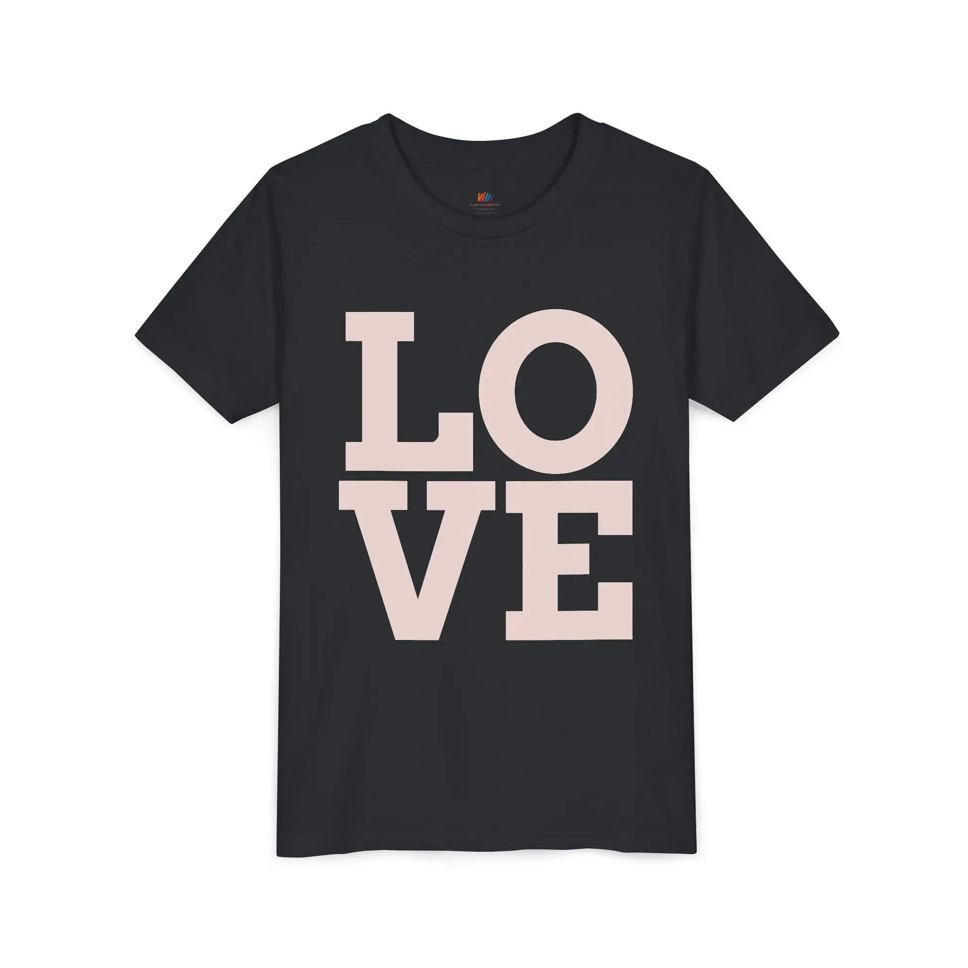 Youth Tee - Love Graphic T-Shirt, Cute Kids Shirt, Birthday Gift, Everyday Wear, Summer Outfit Printify