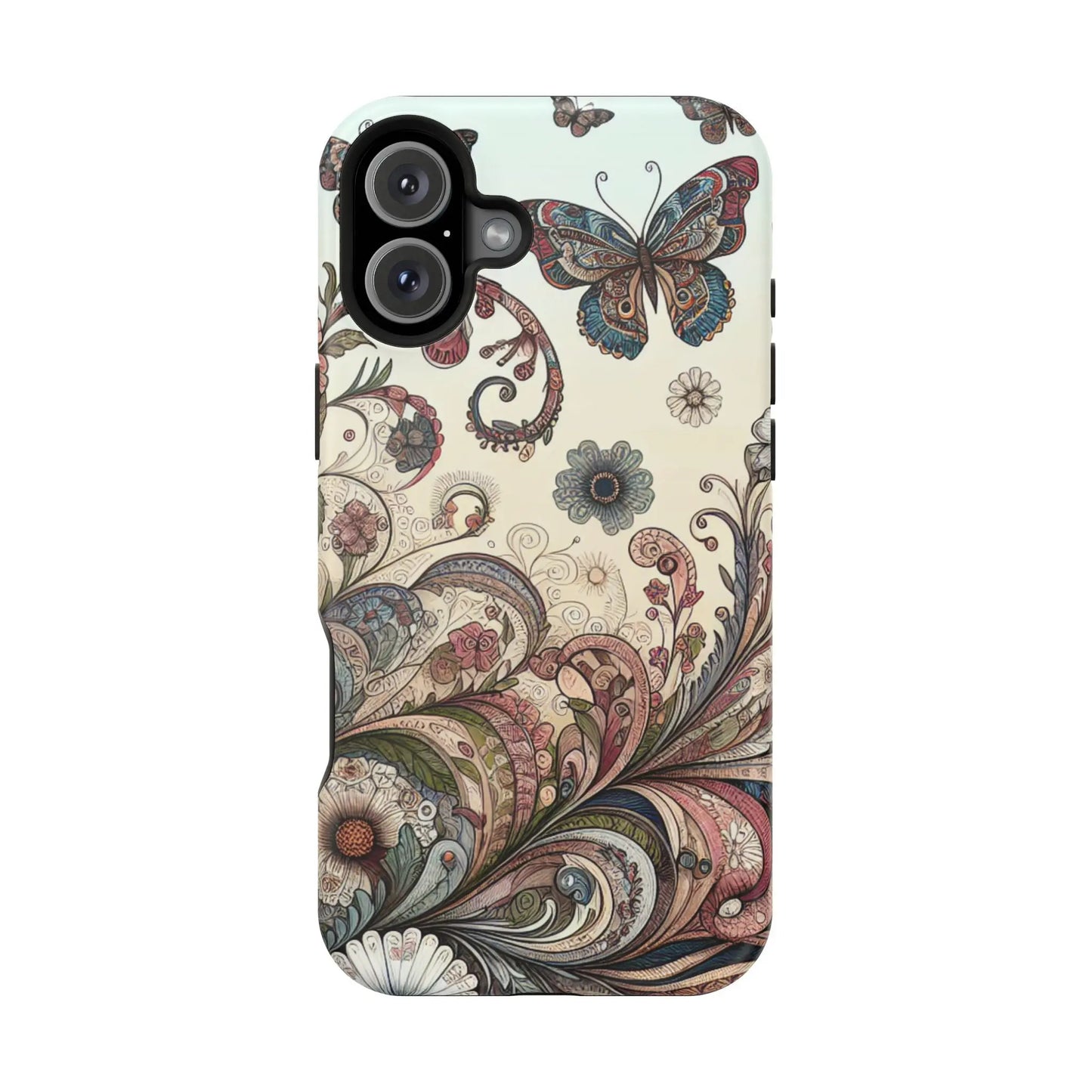 Phone Cases Whimsical Butterflies and Sunflowers Design Printify