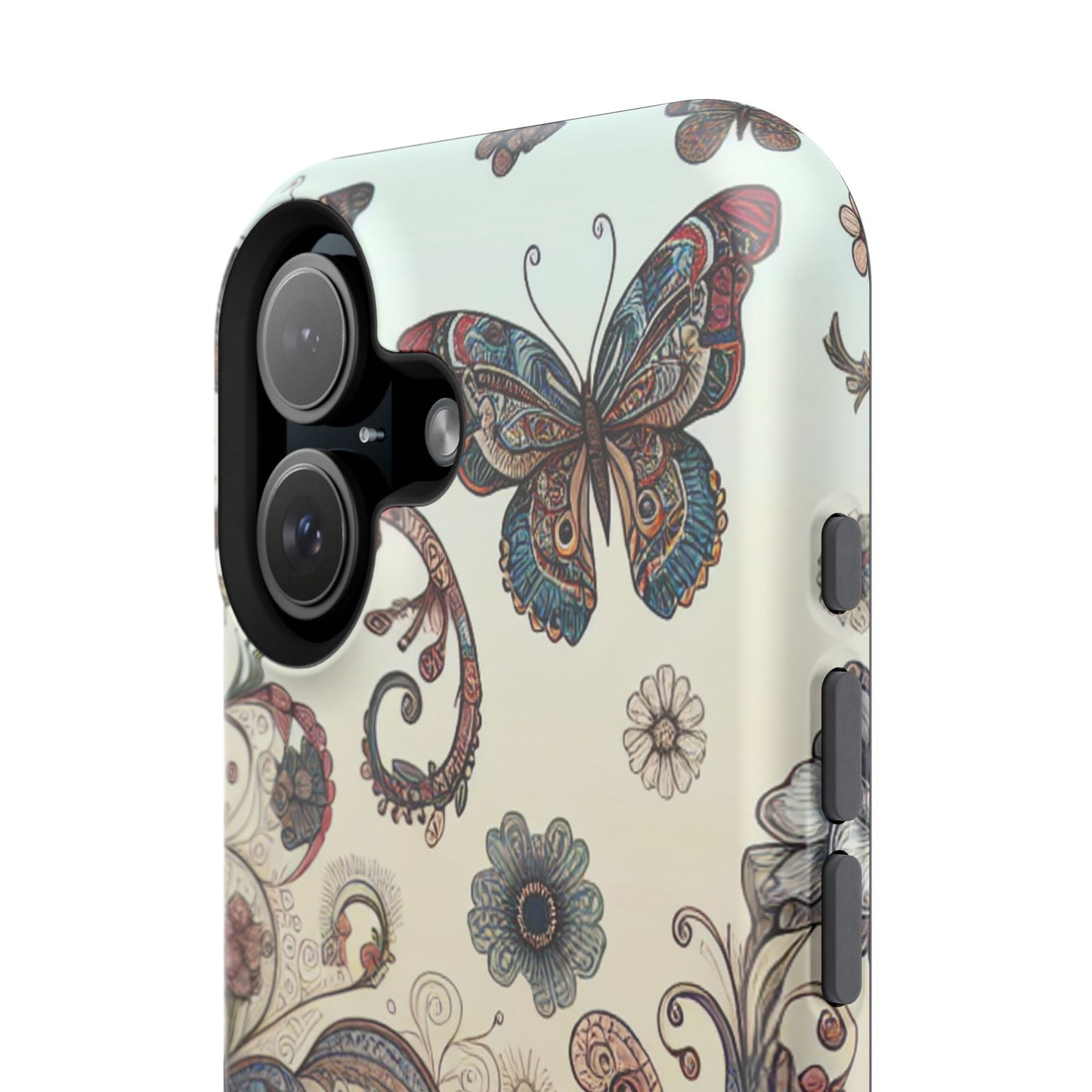 Phone Cases Whimsical Butterflies and Sunflowers Design Printify