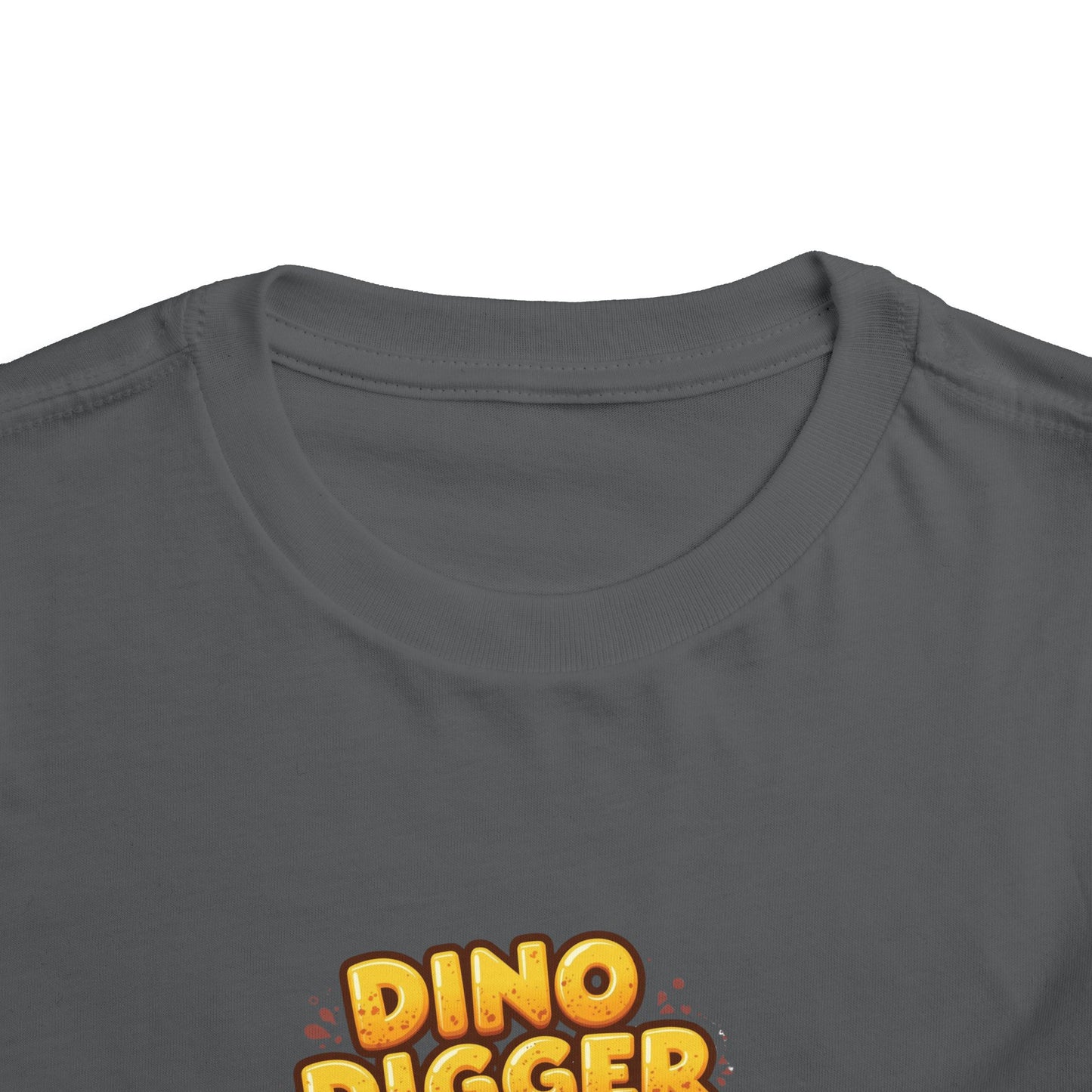 Dino Digger Toddler Tee - Fun Dino Excavator T-Shirt, Kids Gift, Birthday Outfit, Playwear, Cute Dinosaur Apparel