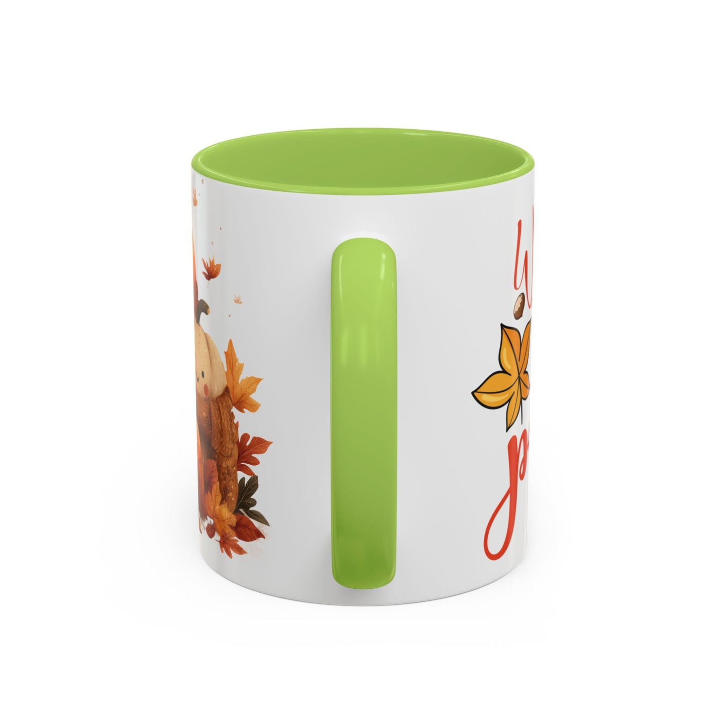 Accent Coffee Mug - Welcome to Our Patch Pumpkin Family Design