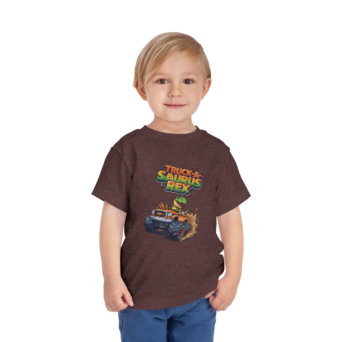 Truck-a-Saurus Rex Kids Tee | Fun Dinosaur T-Shirt, Toddler Gift, Birthday Outfit, Playtime, Summer Wear, Dino Lover Shirt