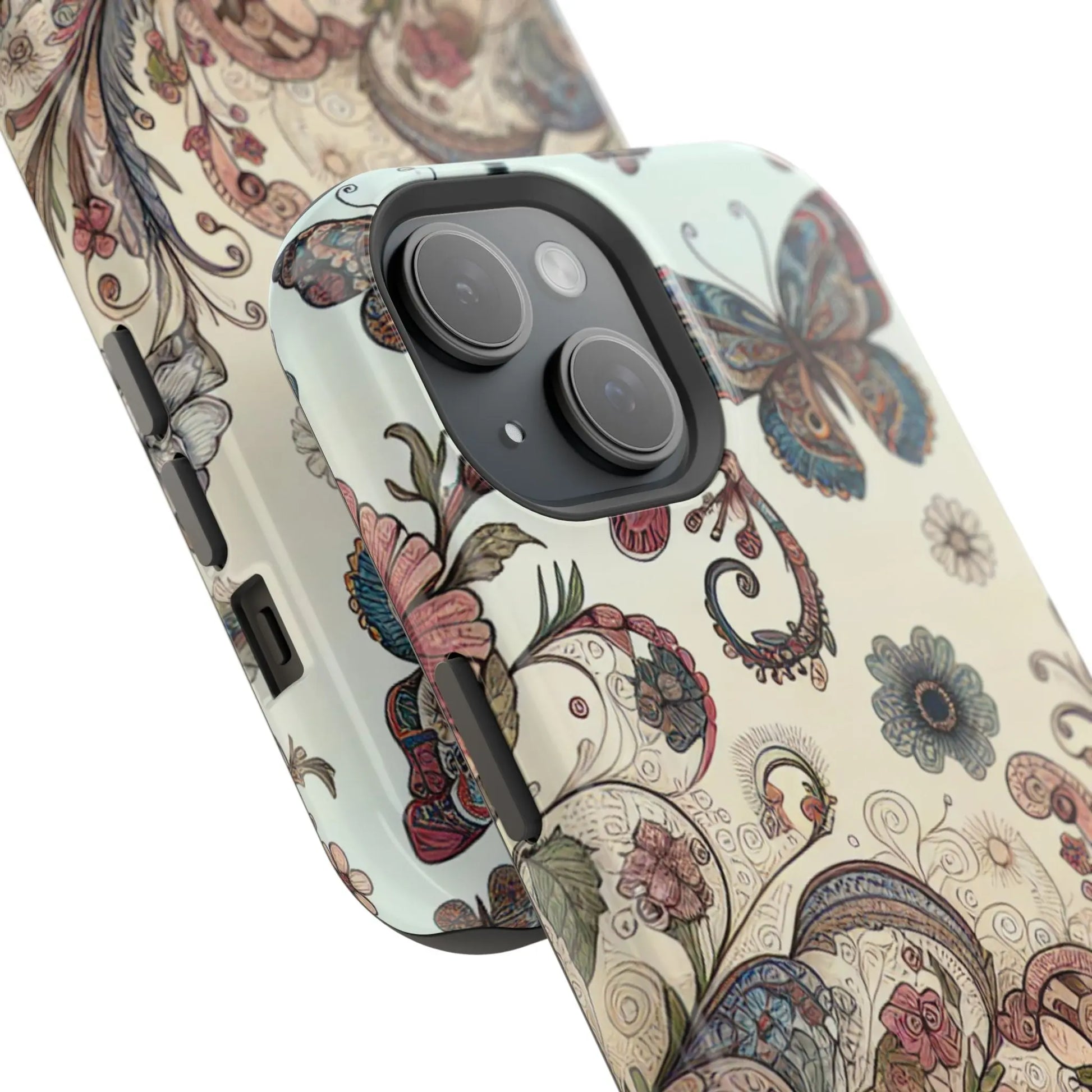 Phone Cases Whimsical Butterflies and Sunflowers Design Printify