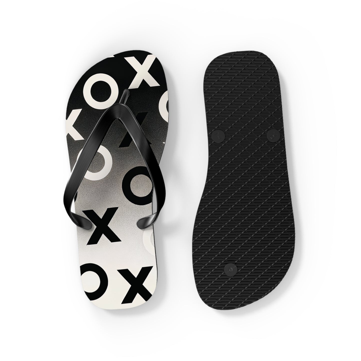 Stylish Flip Flops with Minimalist OX Design, Beach Footwear, Summer Sandals, Casual Summer Vibes, Vacation Essentials