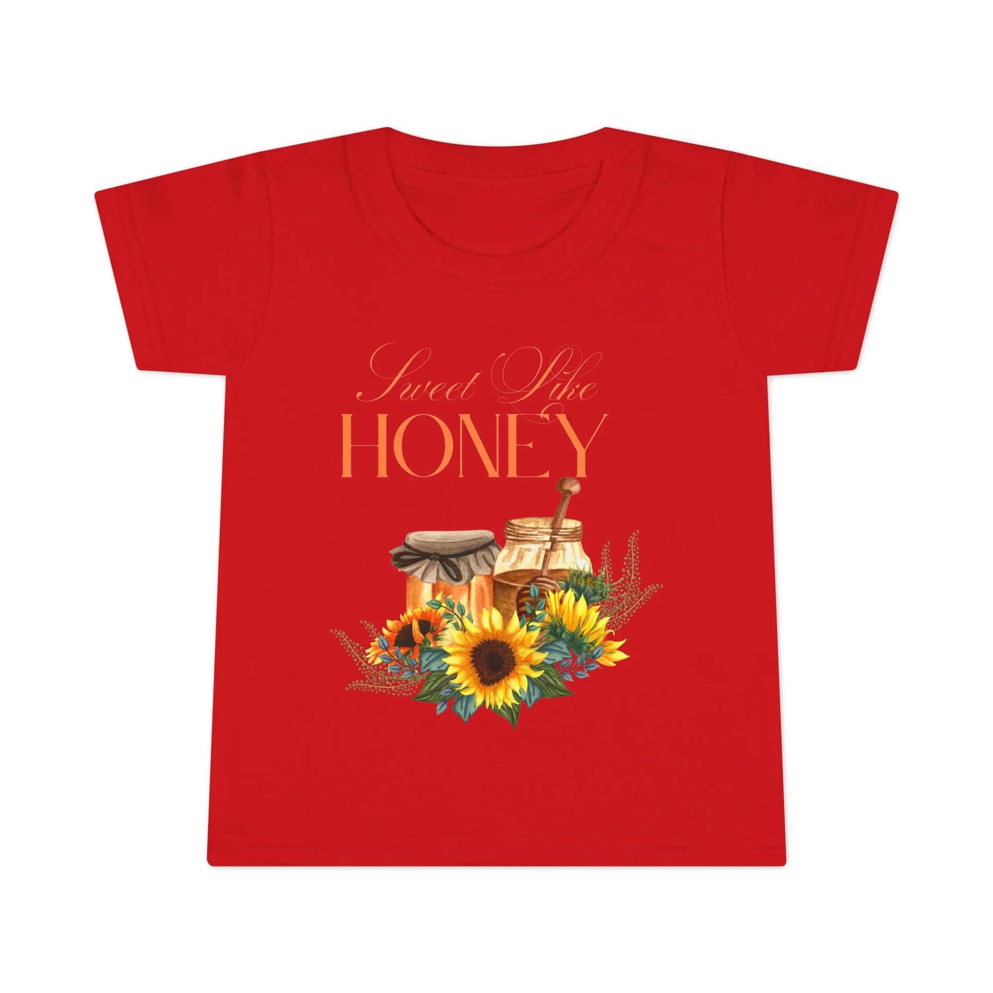 Sweet Like Honey Toddler T-Shirt, Cute Kids Apparel, Gift for Birthdays, Summer Outings, Family Gatherings, Playtime Printify
