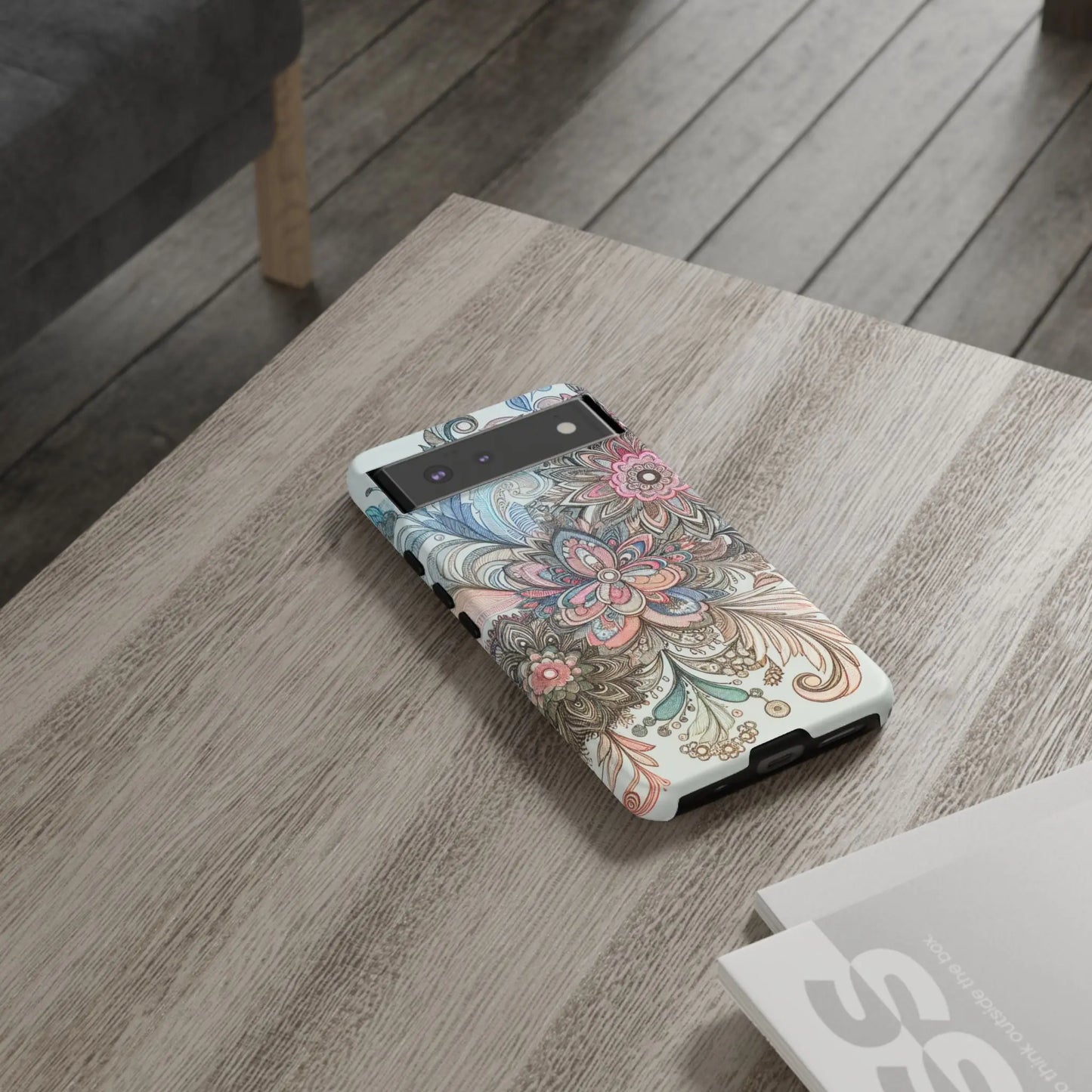 Floral Phone Case, Tough Cases, Protective mobile cover for flower lovers, Gift for her, Stylish phone accessory, Unique floral [...] Printify