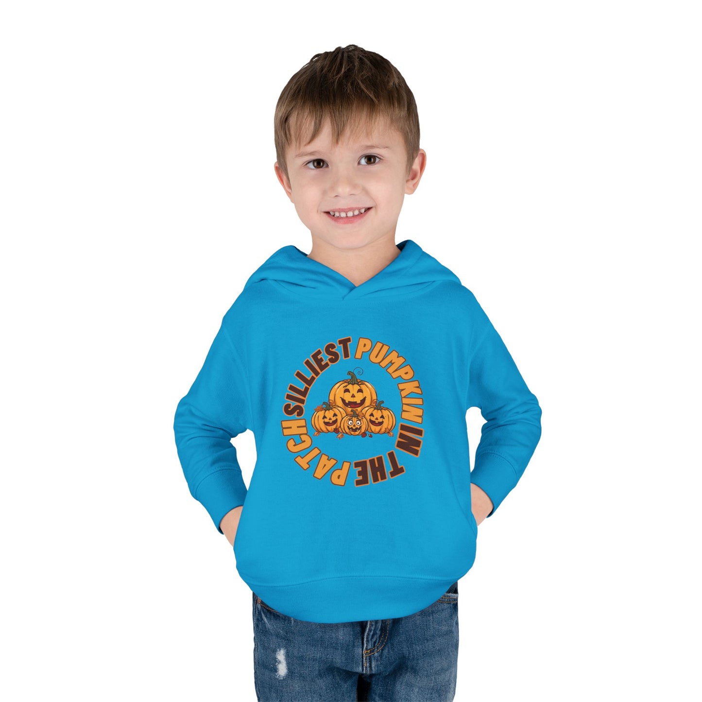 Silliest Pumpkin in the Patch Toddler Hoodie | Funny Fall Halloween Pullover Sweatshirt