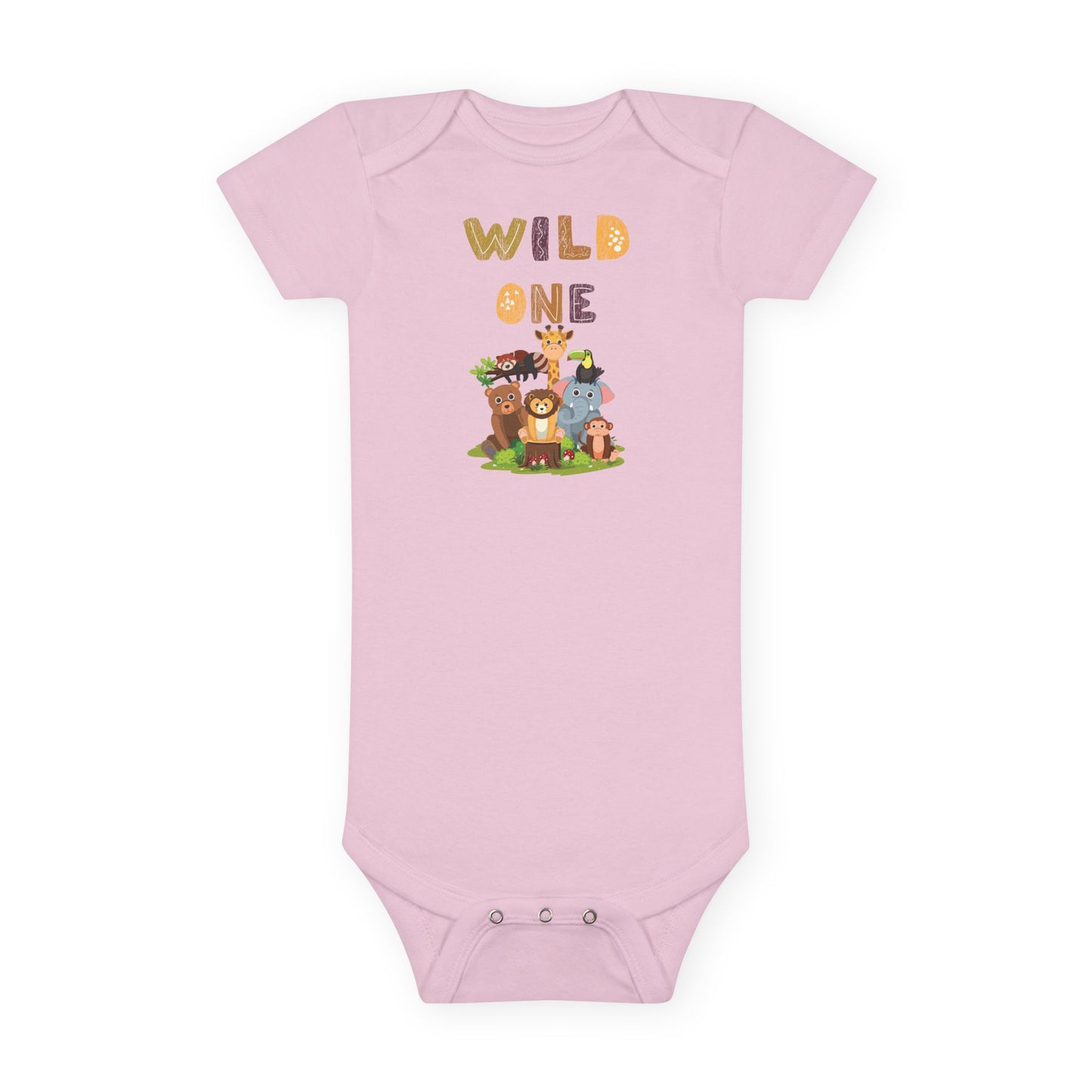 Wild One Baby Onesie® | Cute Animal Baby Bodysuit, Baby Shower Gift, First Birthday Outfit, Unisex Infant Clothing, Nature Lover Babywear