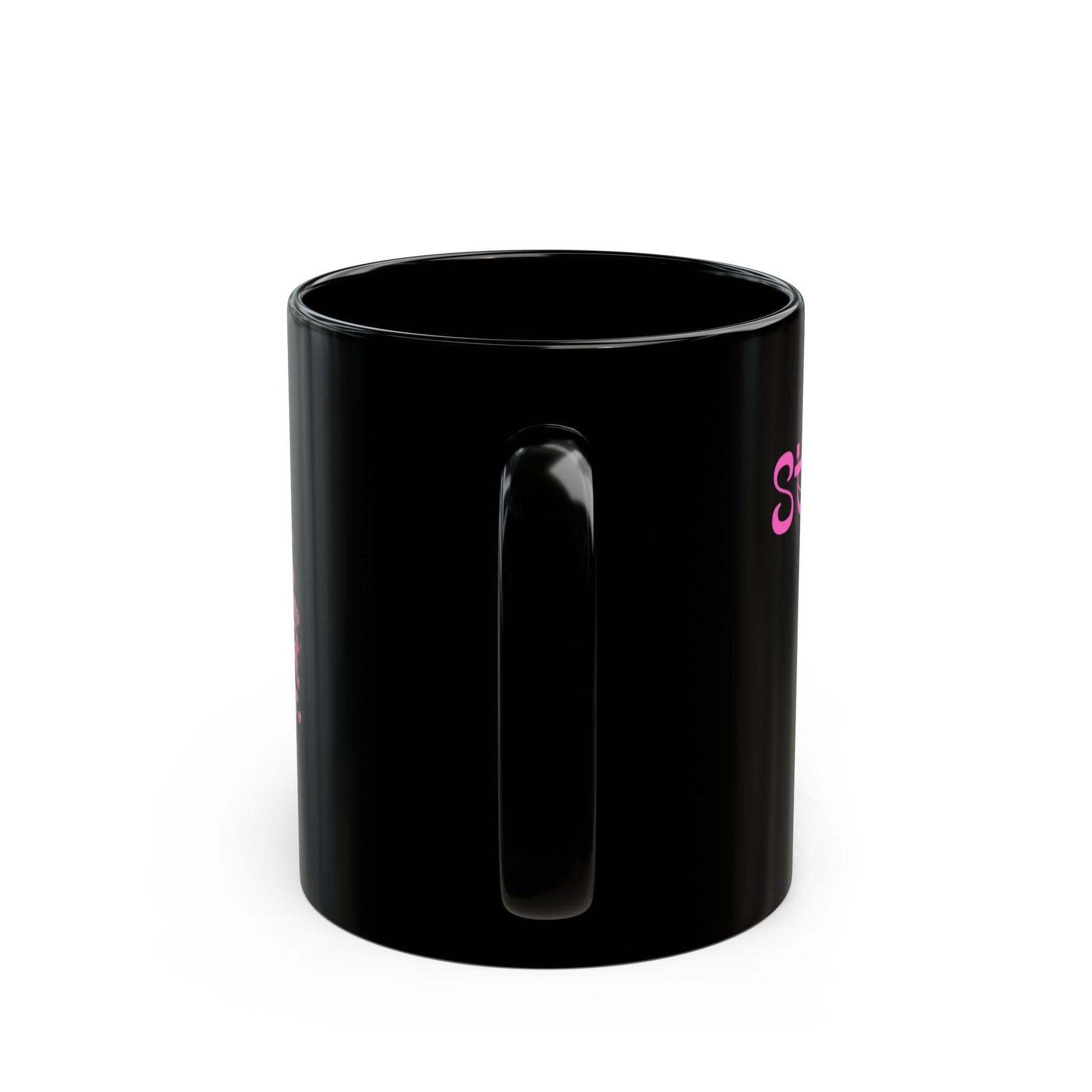 11oz and 15oz Black Glossy Mug - 'Stay Wicked Be Wicked' A Witch her Cauldron and Flying Monkeys | Unique Everyday Designz Home, Gifts & Apparel A Lid for Every Pot ~Everyday Designz~