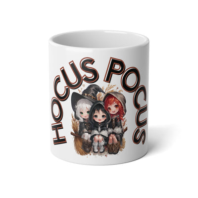 Halloween Hocus Pocus Jumbo Mug, 20oz, Caffeine Lovers Cup, Witchy Kitchen Decor, Gift for Fans, Autumn Tea Mug