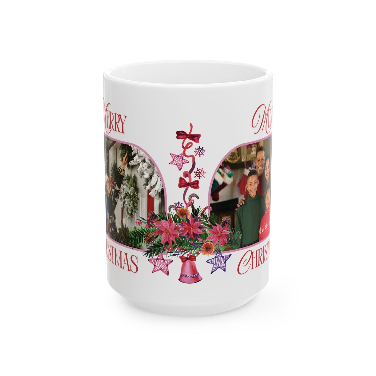 Personalized Photo Christmas Mug (11oz, 15oz)