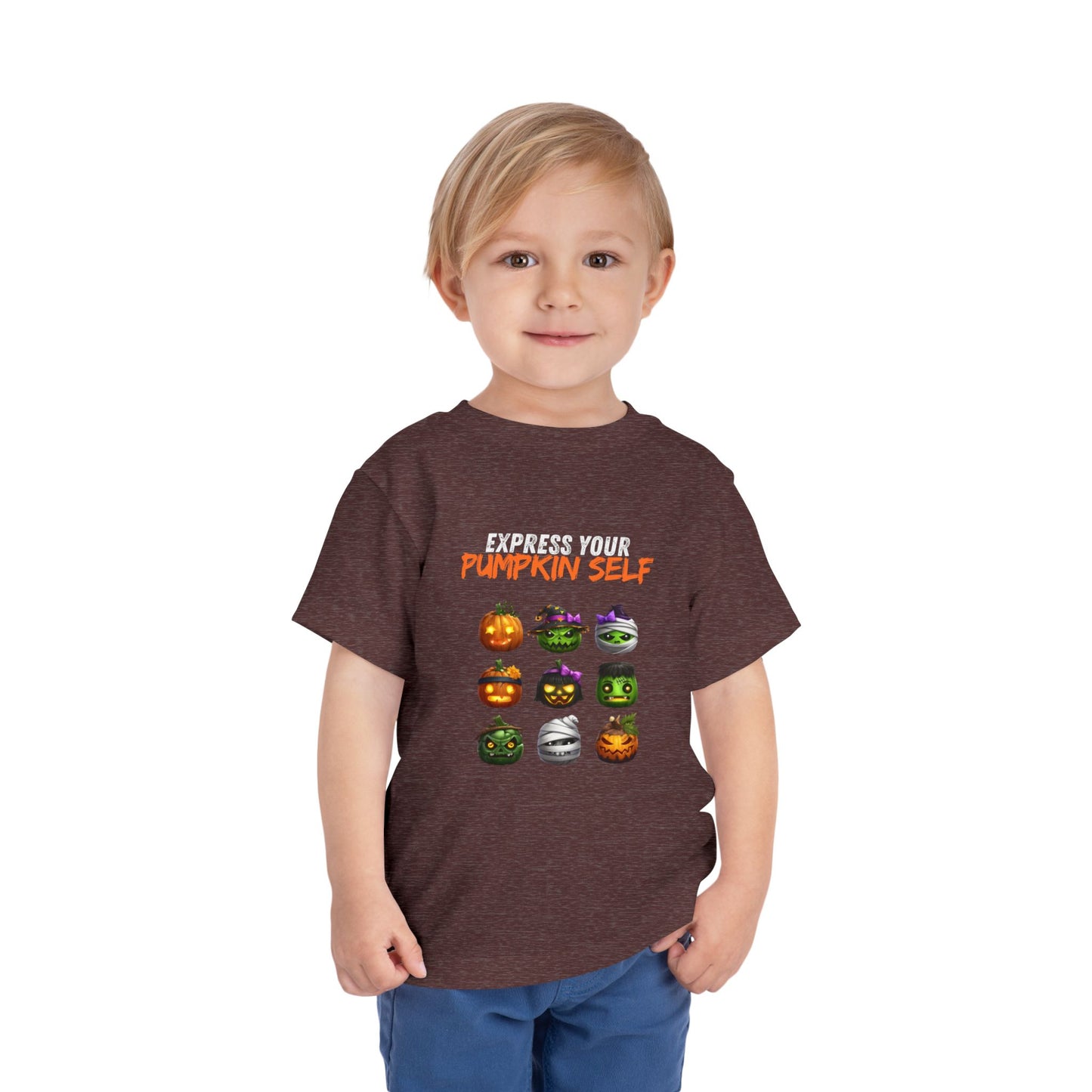 Toddler Halloween Pumpkin Tee, Kids Halloween T-Shirt, Cute Pumpkin Shirt, Toddler Pumpkin Self Tee, Trick or Treat Outfit, Fall [...]