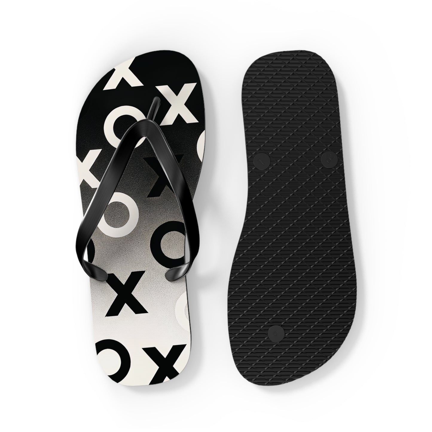 Stylish Flip Flops with Minimalist OX Design, Beach Footwear, Summer Sandals, Casual Summer Vibes, Vacation Essentials