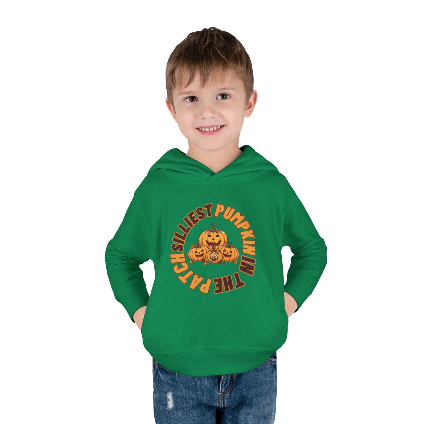 Silliest Pumpkin in the Patch Toddler Hoodie | Funny Fall Halloween Pullover Sweatshirt