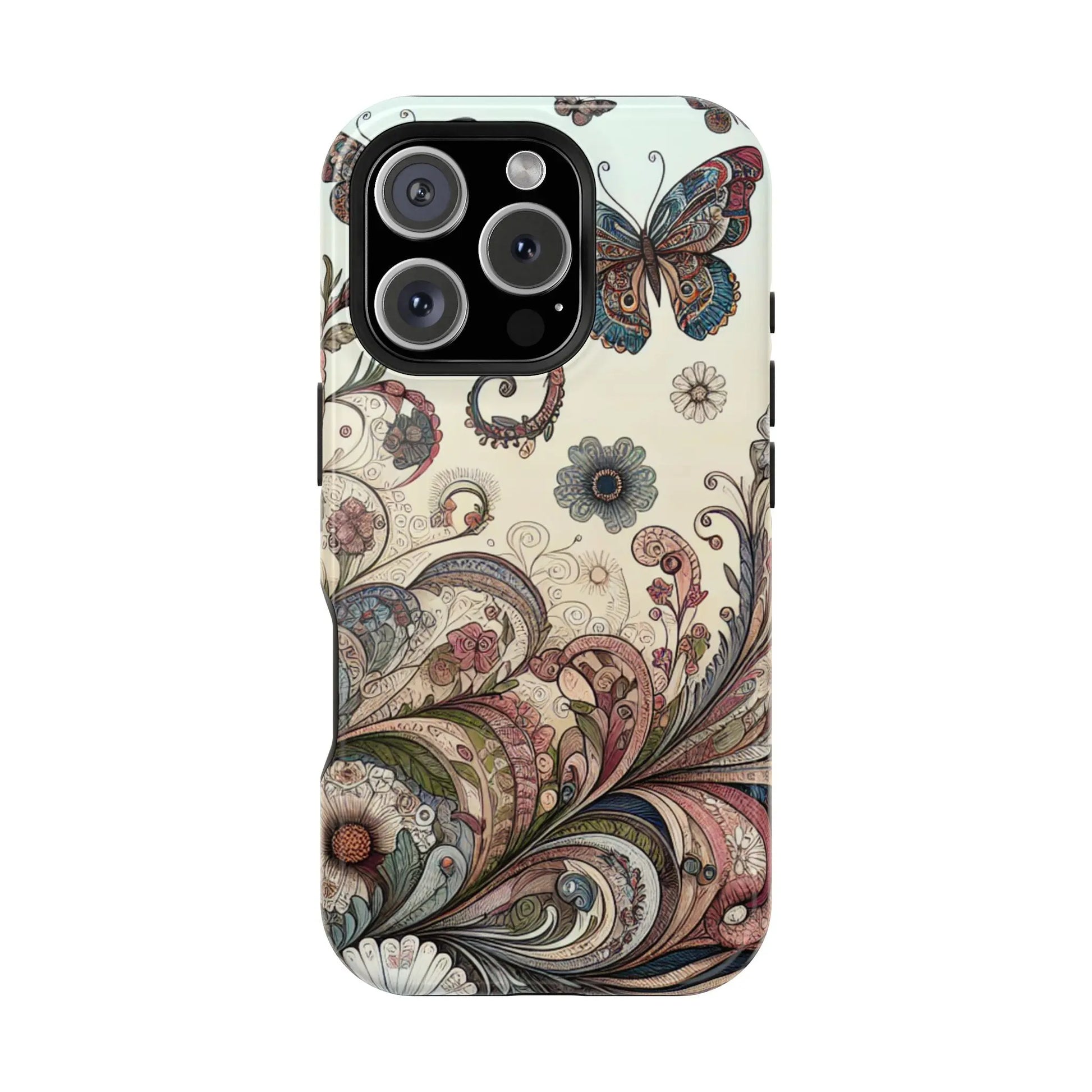 Phone Cases Whimsical Butterflies and Sunflowers Design Printify