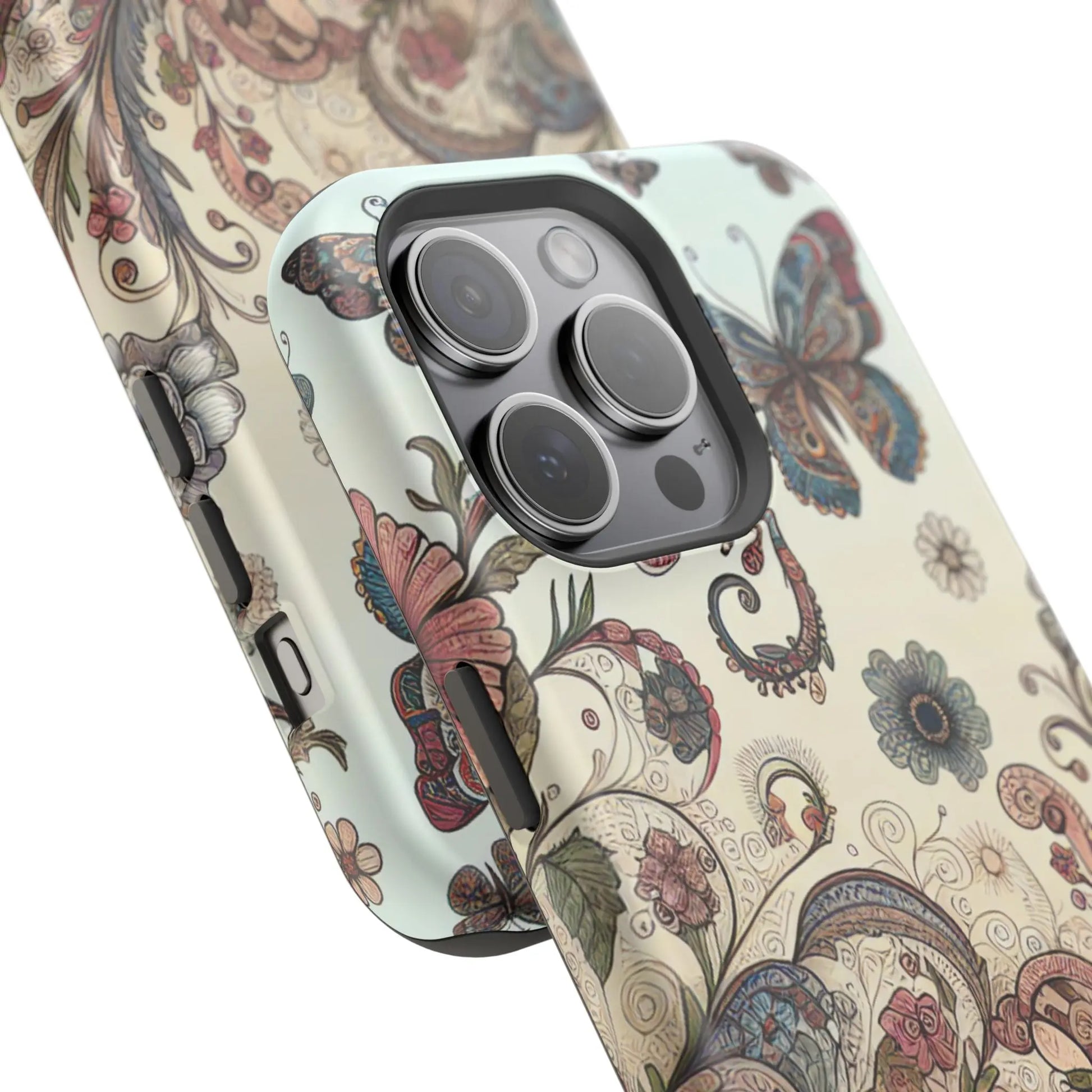 Phone Cases Whimsical Butterflies and Sunflowers Design Printify