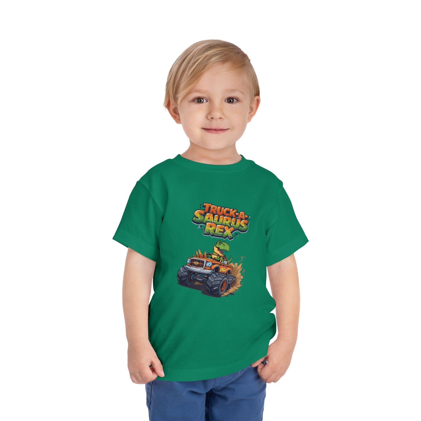 Truck-a-Saurus Rex Kids Tee | Fun Dinosaur T-Shirt, Toddler Gift, Birthday Outfit, Playtime, Summer Wear, Dino Lover Shirt