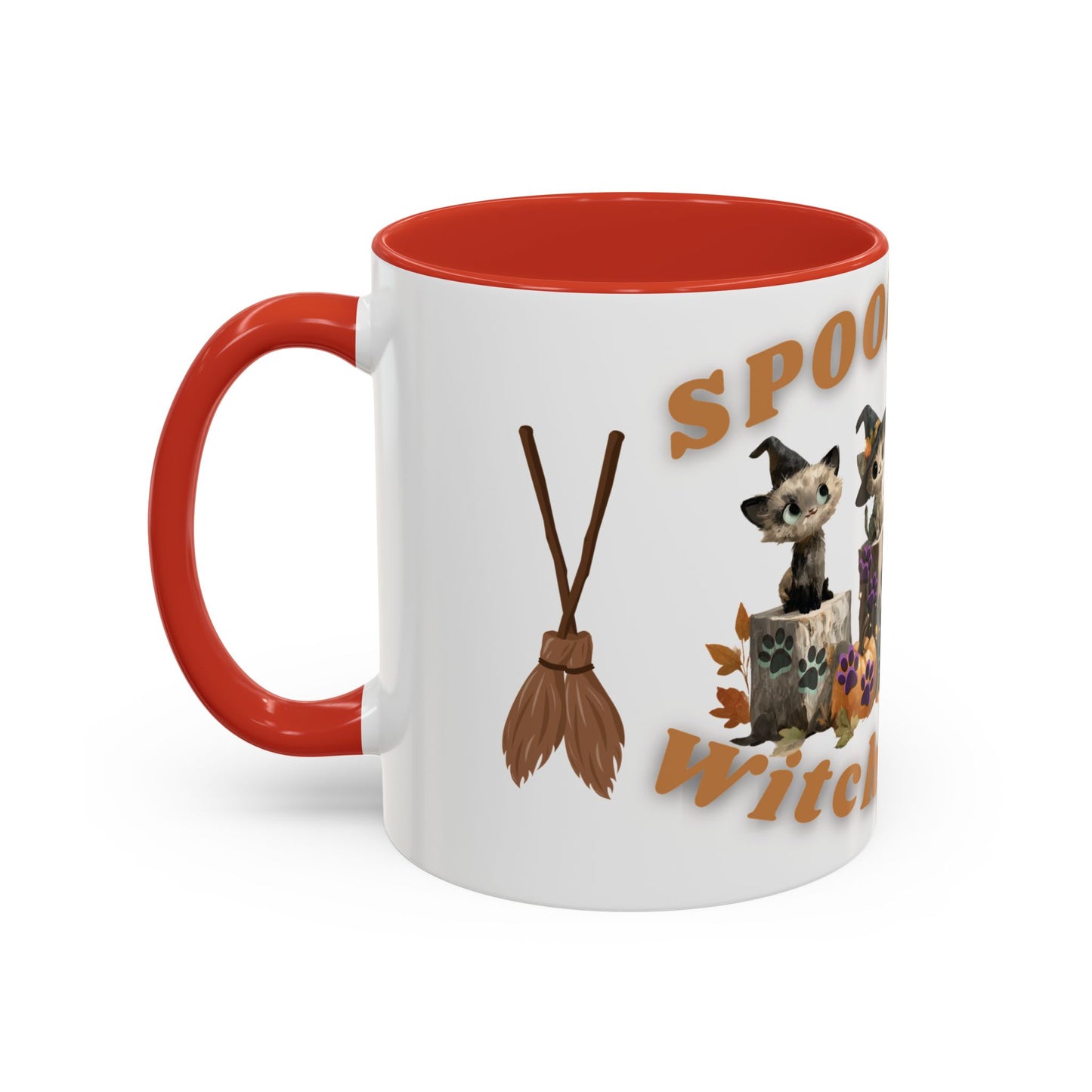 Spooky Black Cat Coffee Mug, Halloween Mug, Fall Decor, Cat Lover Gift, Witchy Paws, Seasonal Mugs