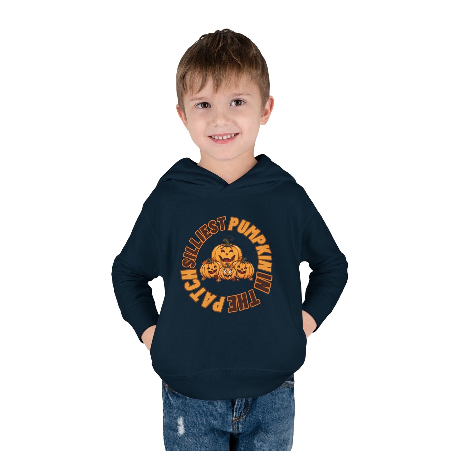 Silliest Pumpkin in the Patch Toddler Hoodie | Funny Fall Halloween Pullover Sweatshirt
