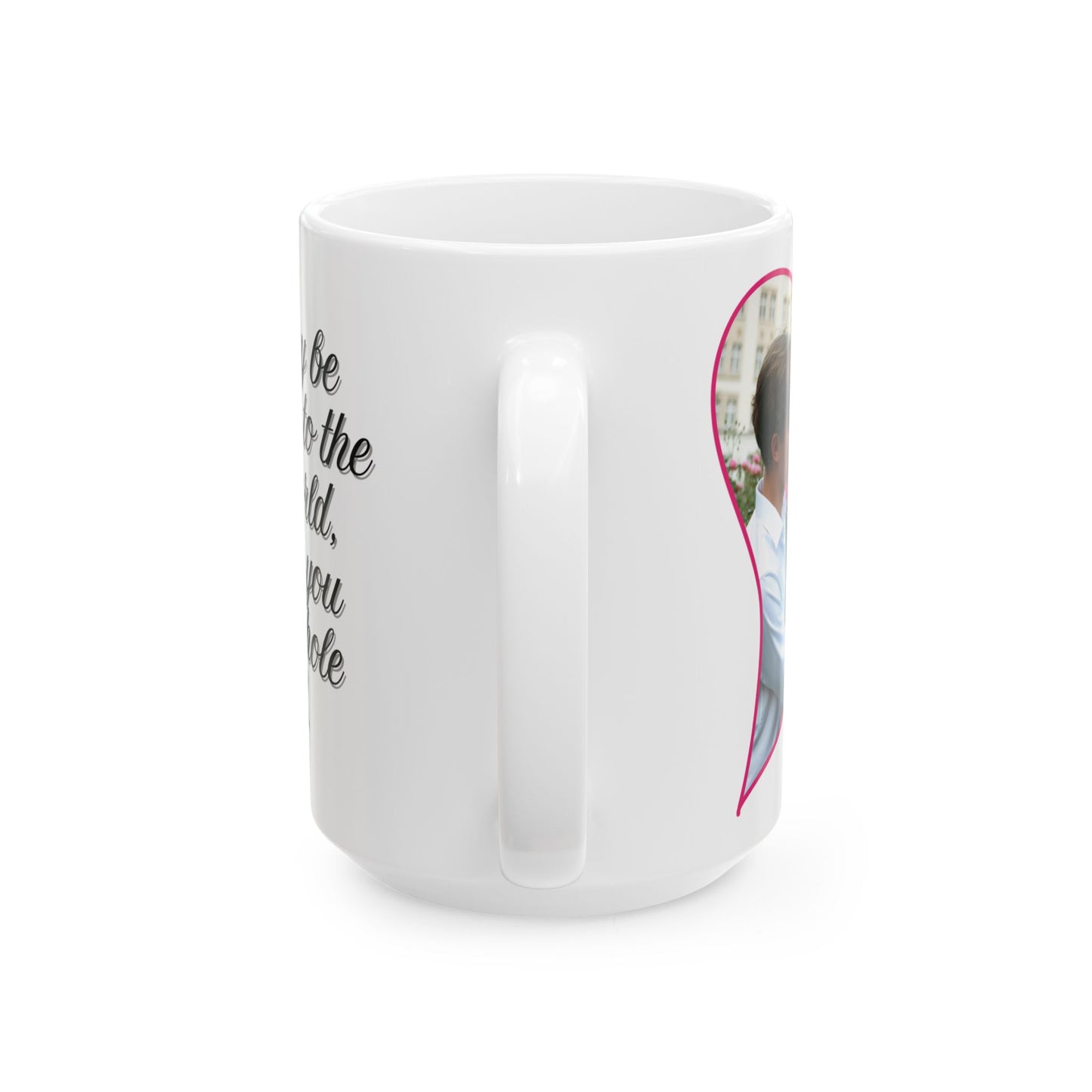 Personalized Wedding Anniversary Mug Custom Photo Heart Coffee Cup With Names and Date Keepsake Gift 11oz 15oz