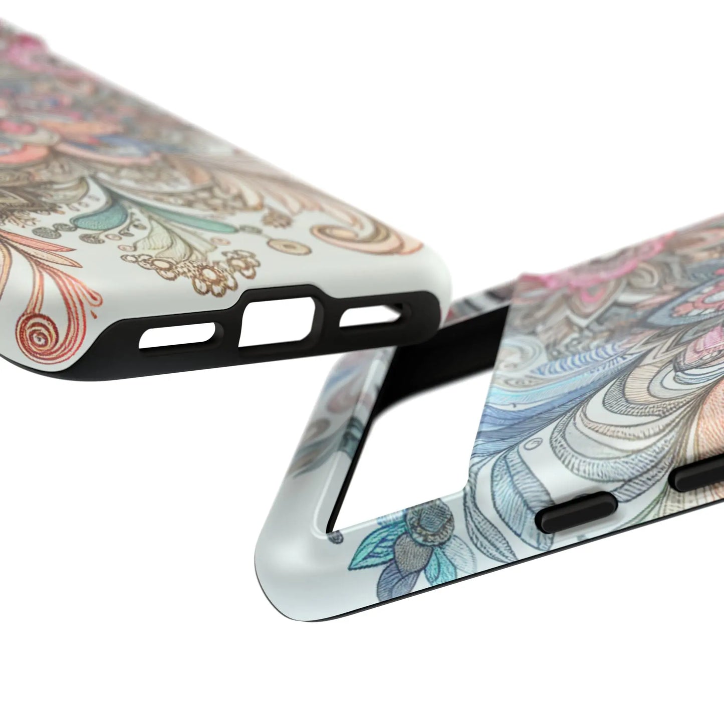 Floral Phone Case, Tough Cases, Protective mobile cover for flower lovers, Gift for her, Stylish phone accessory, Unique floral [...] Printify