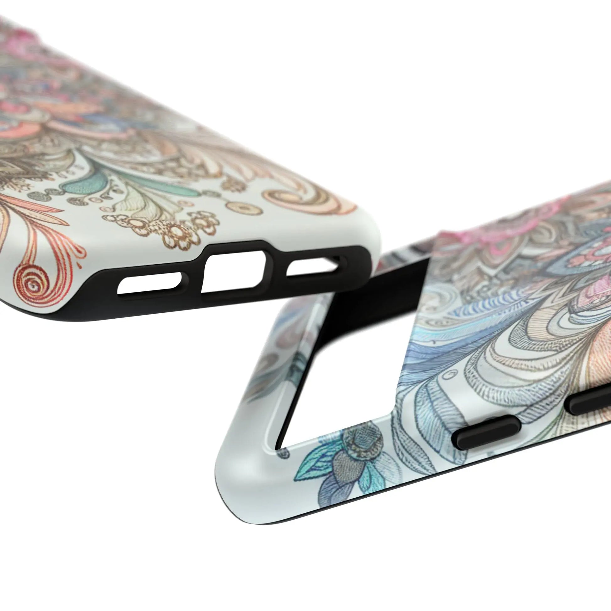 Floral Phone Case, Tough Cases, Protective mobile cover for flower lovers, Gift for her, Stylish phone accessory, Unique floral [...] Printify