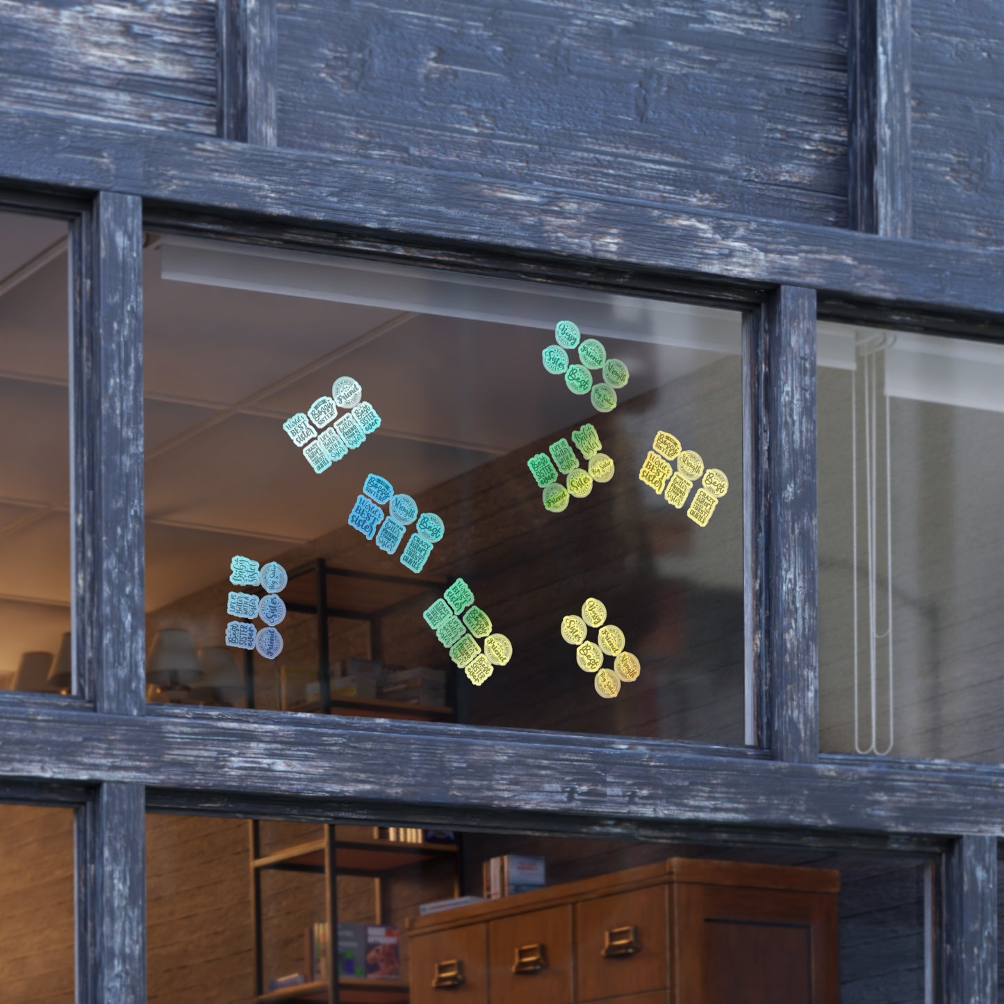 Sisterhood Sticker Bundle | 5 Sheets (125 Stickers) | White, Transparent or Holographic | Big Sister, Little Sis, Best Sister Gift