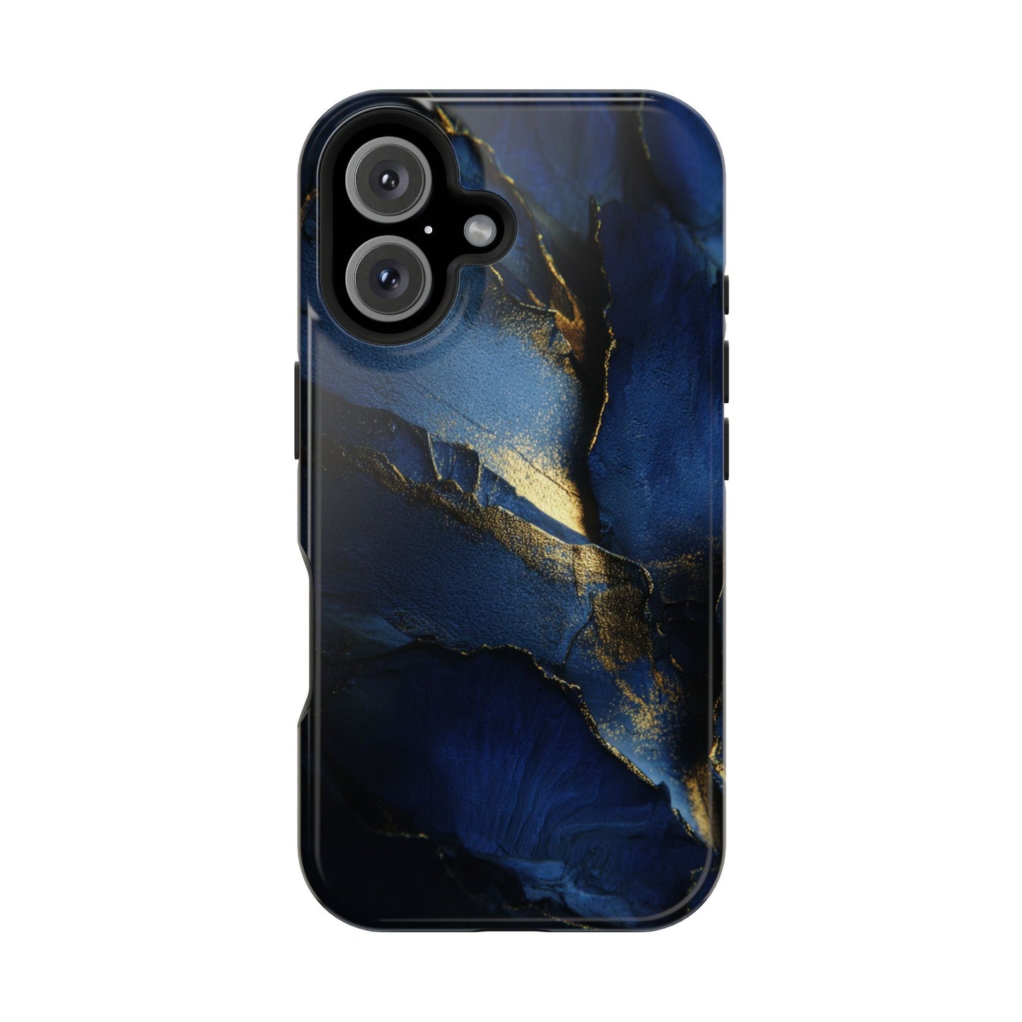 Phone Case - Blue and Gold 8k HD Design - Magnetic Tough Cases Printify
