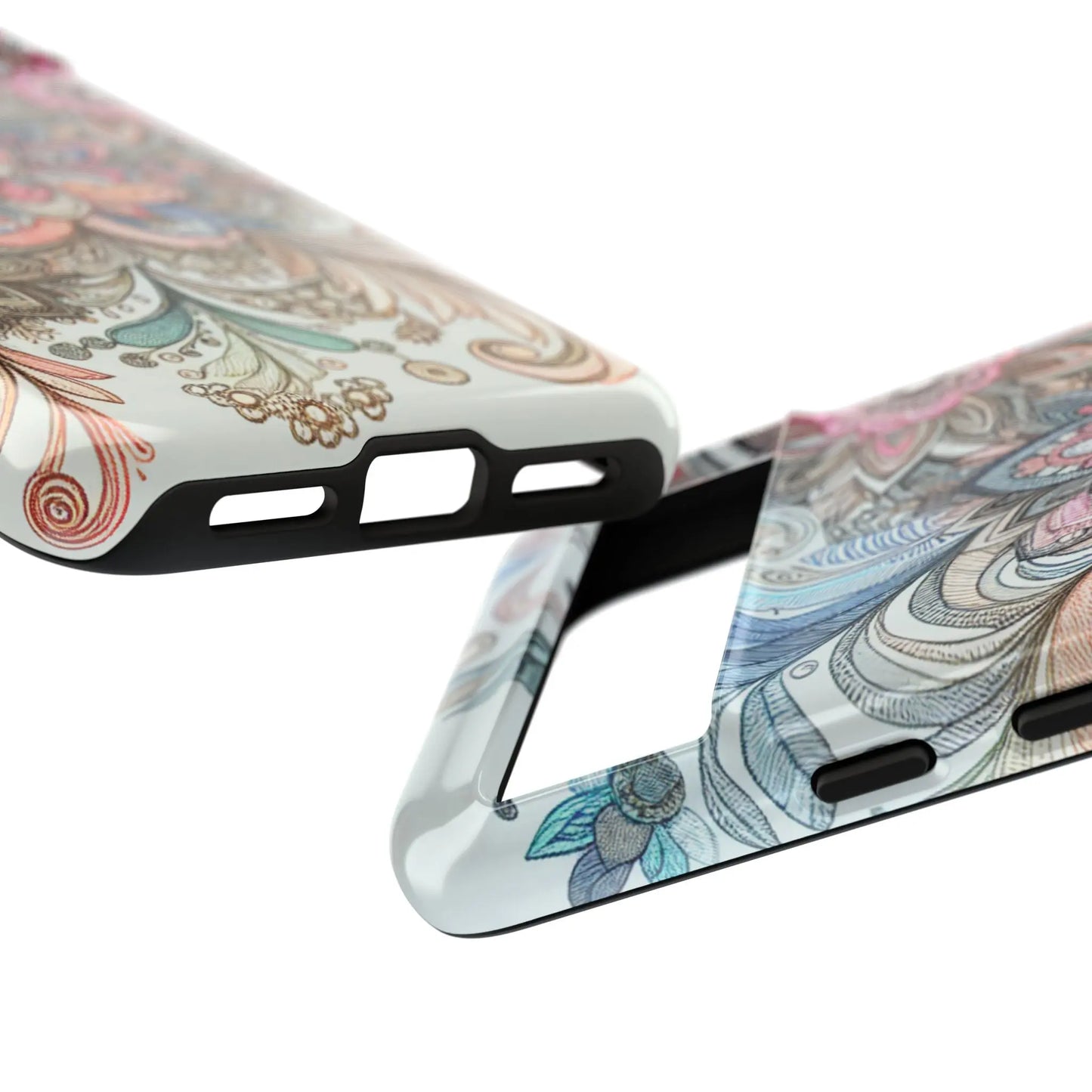 Floral Phone Case, Tough Cases, Protective mobile cover for flower lovers, Gift for her, Stylish phone accessory, Unique floral [...] Printify