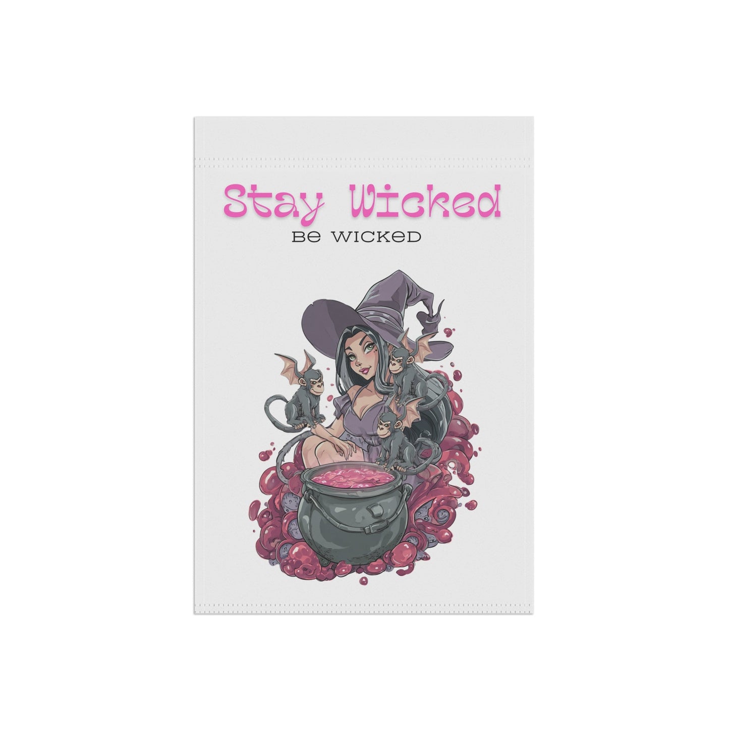 Banner - Whimsical Witch 'Stay Wicked Be Wicked' Design Printify