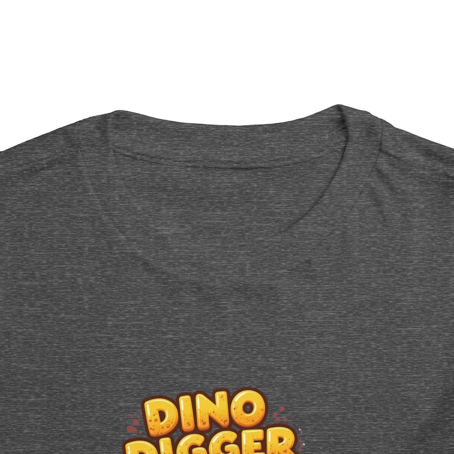 Dino Digger Toddler Tee - Fun Dino Excavator T-Shirt, Kids Gift, Birthday Outfit, Playwear, Cute Dinosaur Apparel
