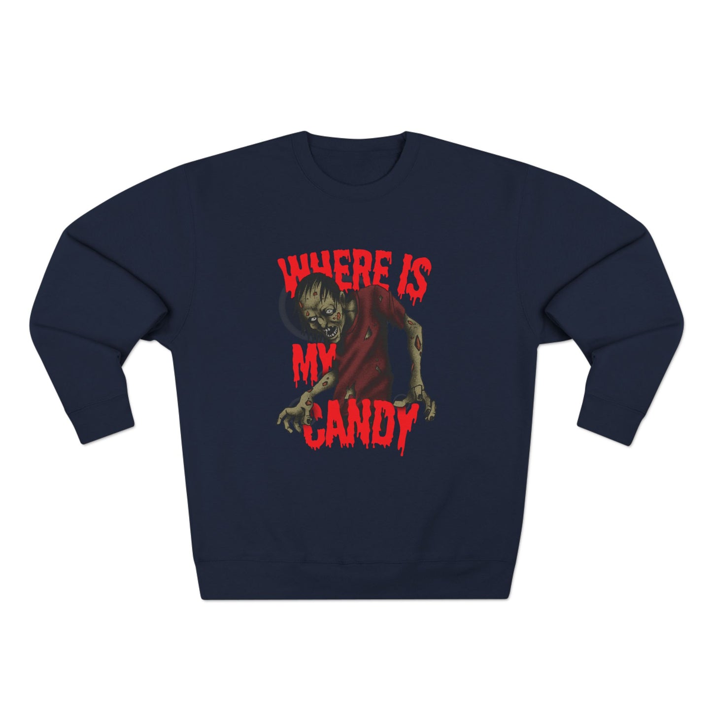 Spooky Halloween Crewneck Sweatshirt with Zombie Design | Unisex Graphic Sweater | Where Is My Candy | Fall Fashion, Halloween Gift, [...]