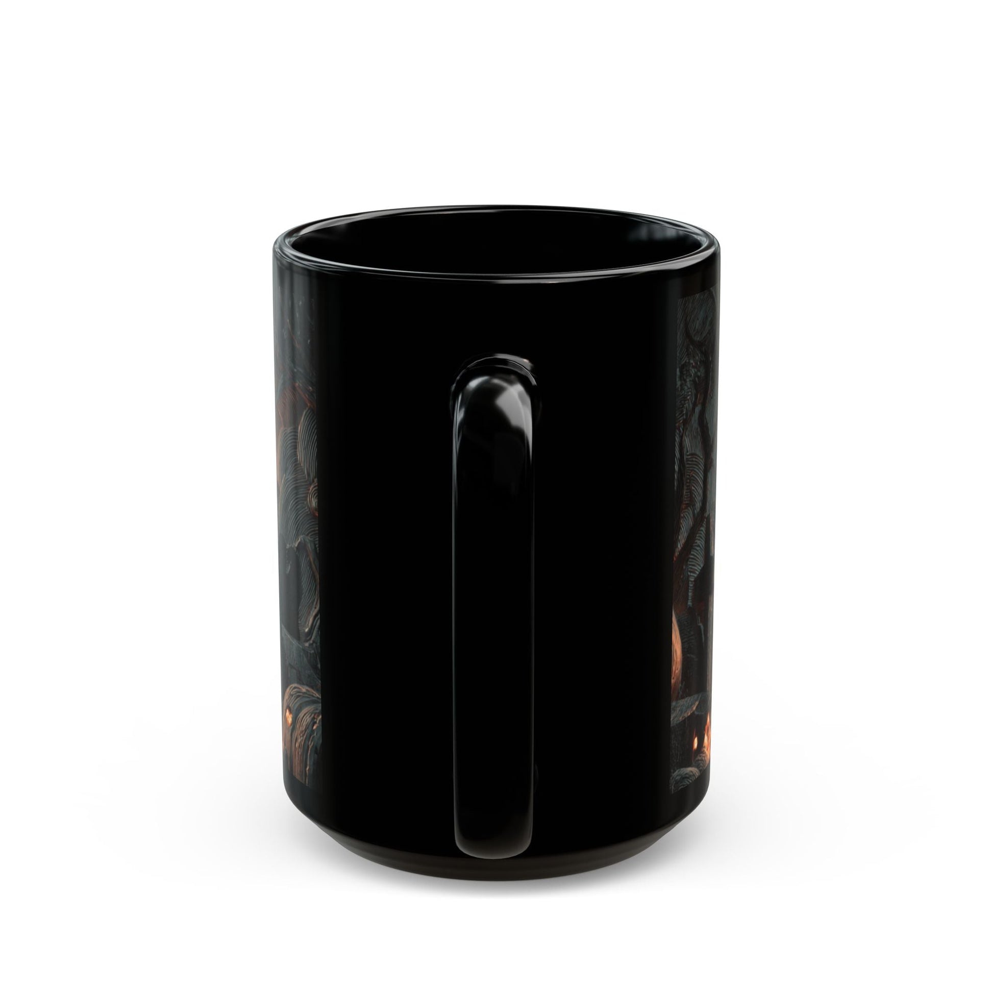 Spooky Witching Hour Mug - Perfect for Halloween Coffee Lovers, Black Ceramic Cup, Gift for Witch Fans, Unique Kitchen Decor, [...] Printify