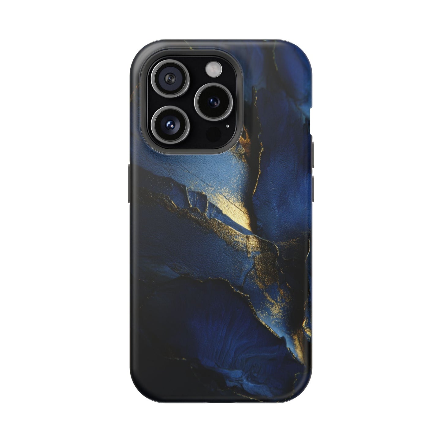 Phone Case - Blue and Gold 8k HD Design - Magnetic Tough Cases Printify