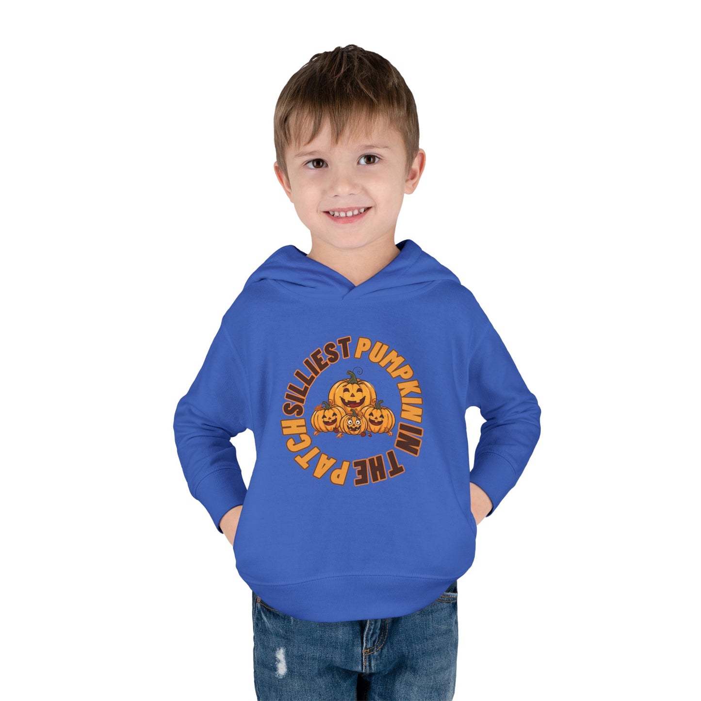 Silliest Pumpkin in the Patch Toddler Hoodie | Funny Fall Halloween Pullover Sweatshirt