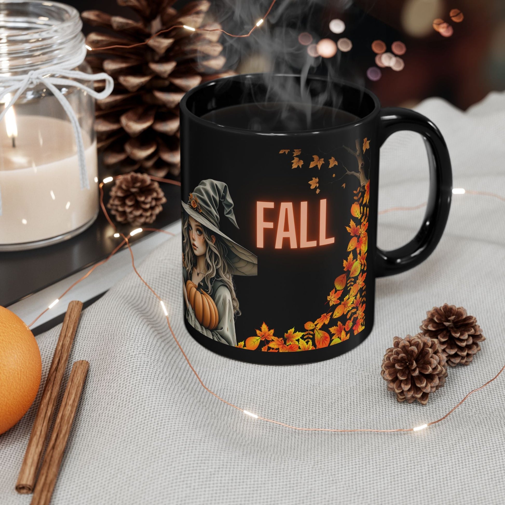 Spooky Fall Witch Mug Printify
