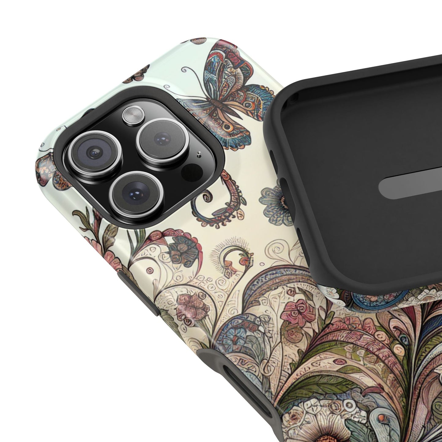 Phone Cases Whimsical Butterflies and Sunflowers Design Printify