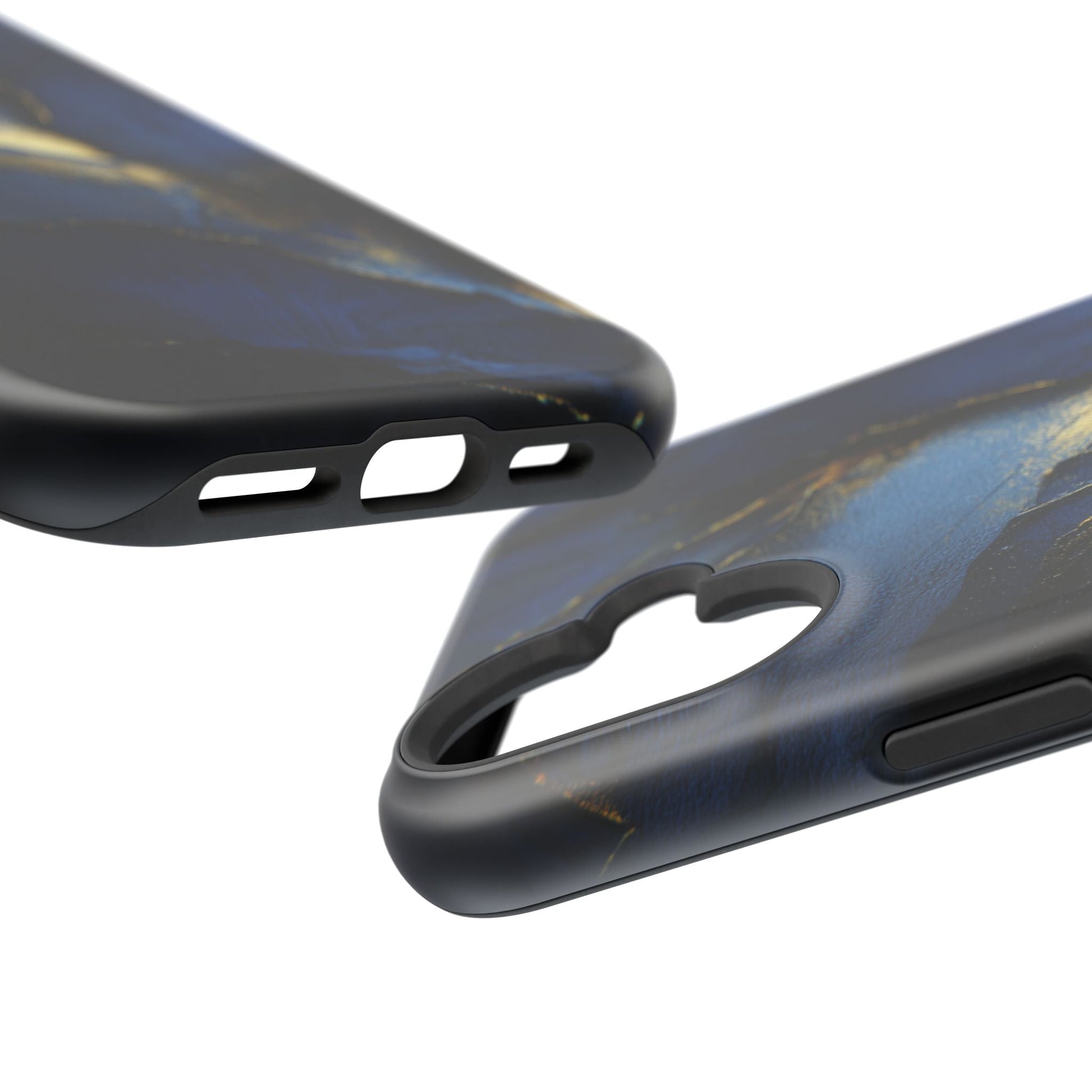 Phone Case - Blue and Gold 8k HD Design - Magnetic Tough Cases Printify